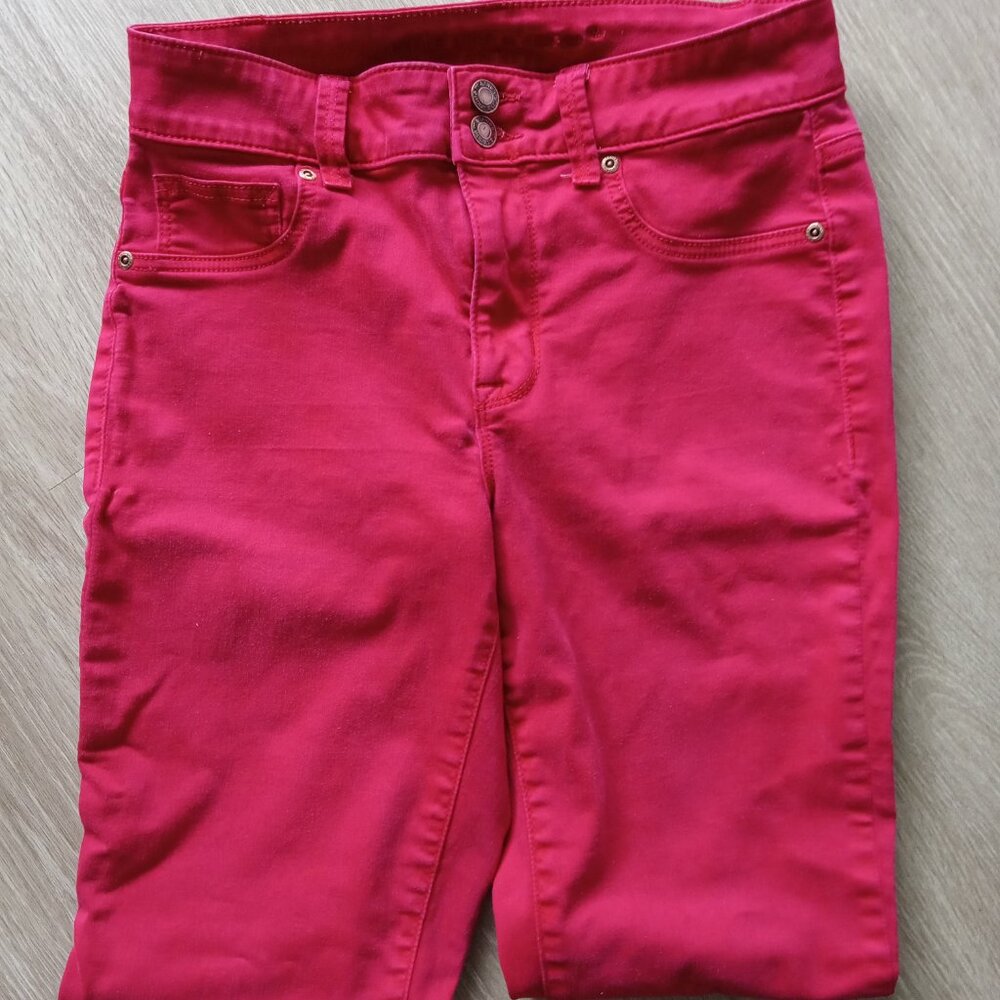 2 Years Old Maurices Red High Rise Stretchy Skinny Jean